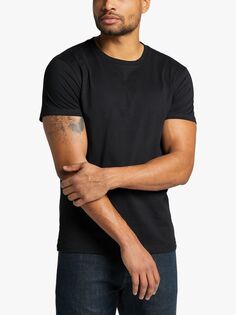 Хлопковая футболка Lee Regular Fit, 2 шт., черный/белый
