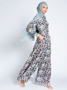 Платье макси Aab Mosaic, разноцветный
