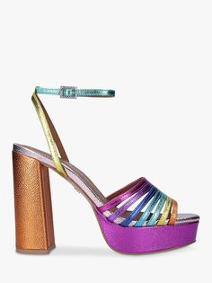 Кожаные сандалии на платформе Kurt Geiger London Pierra, разноцветный