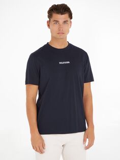 Хлопковая футболка с монологотипом Tommy Hilfiger, Desert Sky