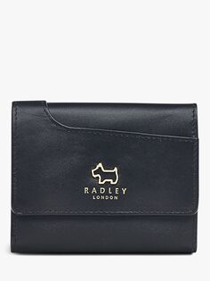 Кожаный кошелек с тремя складками Radley London Pockets, черный