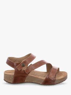 Кожаные сандалии с тройным ремешком Josef Seibel Tonga 25, светло-коричневый