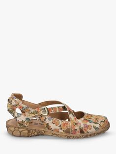 Кожаные сандалии с ремешком на пятке Josef Seibel Rosalie 13, разноцветные