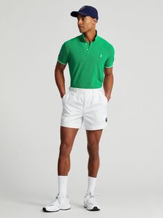 Рубашка-поло приталенного кроя из сетки Polo Ralph Lauren X Wimbledon, на ножке