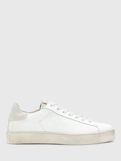 AllSaints Shana Кожаные кроссовки на шнуровке, белые