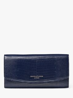 Кожаный кошелек Madison Aspinal of London, темно-синий