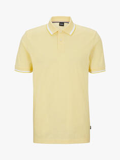 Рубашка поло BOSS Parlay 183, ярко-желтая