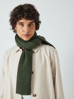 Кашемировый шарф John Lewis цвета хаки