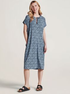 Платье прямого кроя с абстрактным принтом Thought Marlee, Многоцветный
