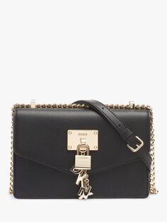 DKNY Elissa Pebble Кожаная сумка через плечо, черная