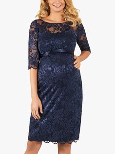 Кружевное платье для беременных Tiffany Rose Amelia, темно-синий