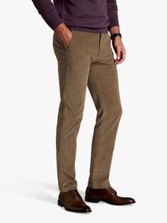 Широкие брюки до бедра SPOKE Cord Sharps, коричневые