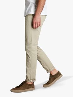 Легкие брюки из хлопковой смеси SPOKE, стандартный цвет, цвет камня