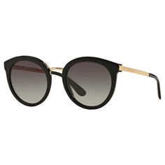 Dolce &amp; Gabbana DG4268 Круглые солнцезащитные очки, черные