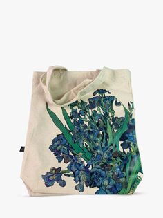 Большая сумка-тоут из хлопковой парусины Van Gogh Irises