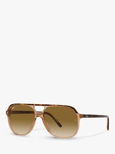 Солнцезащитные очки Ray-Ban RB2198 унисекс квадратной формы, Гавана/коричневый с градиентом