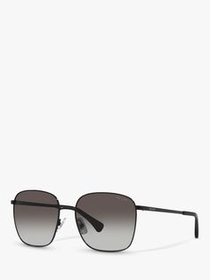 Женские солнцезащитные очки квадратной формы Ralph RA4136, блестящие черные/с градиентом