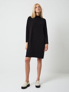 Трикотажное мини-платье French Connection Babysoft, черный