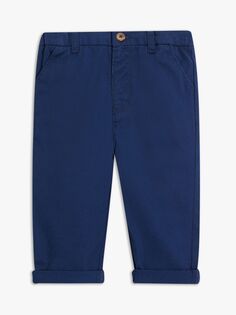Детские брюки чиносы John Lewis из коллекции Heirloom, синие