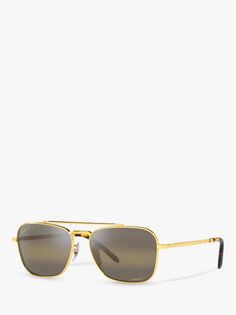 Солнцезащитные очки Ray-Ban RB3636 унисекс New Caravan Square, Legend Gold/Brown