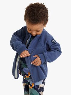 Детская флисовая куртка Polarn O. Pyret, синяя