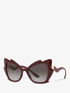 Dolce &amp; Gabbana DG616632 Женские солнцезащитные очки кошачий глаз, бордо