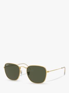 Ray-Ban RB3857 Поляризованные квадратные солнцезащитные очки унисекс, Legend Gold