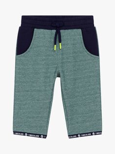 Спортивные брюки Timberland Baby из флиса, темно-зеленые