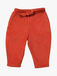 Детские вельветовые удобные брюки Little Green Radicals, оранжевый