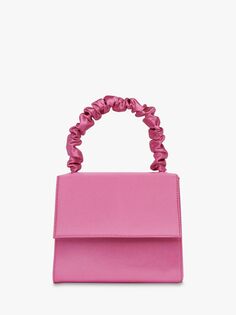 Атласная сумка-саквояж Whistles Payton, розовая