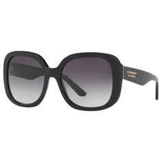 Burberry BE4259 Квадратные солнцезащитные очки, черно-серые с градиентом