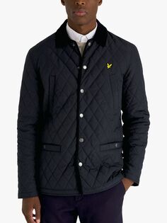 Стеганая куртка Lyle &amp; Scott, темно-синий