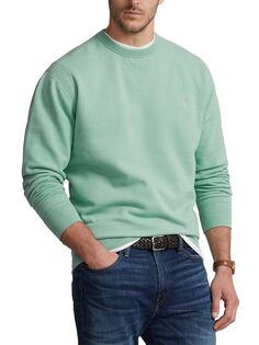 Джемпер с круглым вырезом с длинными рукавами Polo Ralph Lauren, зеленый