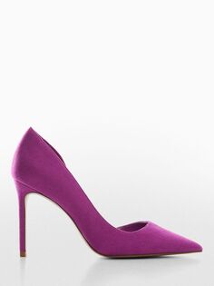 Туфли-лодочки на высоком каблуке Mango Audreyn, фиолетовый