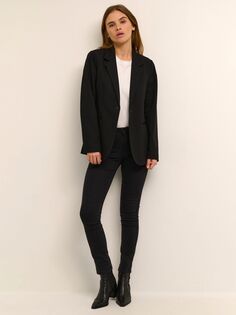 Классический пиджак KAFFE Sakura, глубокий черный