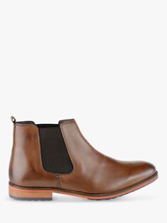 Кожаные ботинки челси Silver Street London Argyll, коричневые