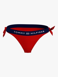 Плавки бикини Tommy Hilfiger с завязками, основной красный