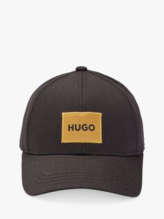 Бейсболка с логотипом HUGO BOSS, черная
