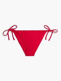 Плавки бикини со стрингами Calvin Klein Monogram, красный каджун