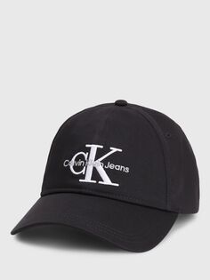 Бейсболка с логотипом Calvin Klein Jeans Monogram, черная