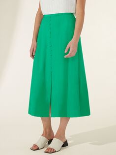 Ro&amp;Zo Зеленая жаккардовая юбка на пуговицах, зеленый Ro&Zo