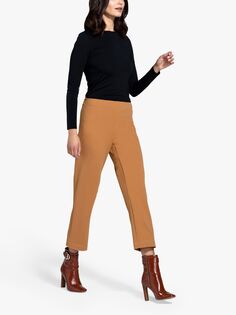 Укороченные брюки HotSquash Cigarette, светло-коричневый