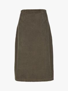 Вельветовая юбка Celtic &amp; Co. из органического хлопка, грибной оттенок
