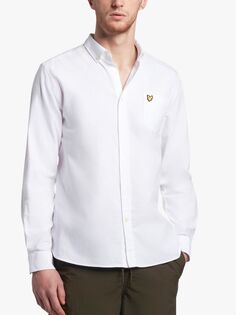 Оксфордская рубашка обычного кроя Lyle &amp; Scott, белая