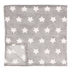 Флисовый плед John Lewis Star, серый