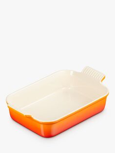 Керамическая глубокая прямоугольная форма для запекания Le Creuset, вулканическая, 19 см