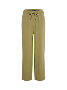 Простые расклешенные брюки Soaked In Luxury Camile, цвет Loden Green