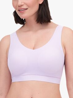 Chantelle Soft Stretch Укороченный бюстгальтер с V-образным вырезом, лавандовый