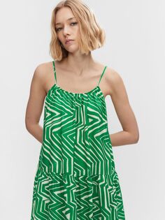 Платье миди Mango Gari, зеленое