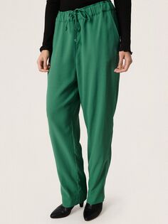 Широкие повседневные брюки Soaked In Luxury Shirley, лиственно-зеленый